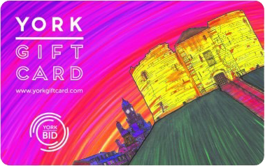 Image of the York Gift Card, given to clients by Pinpoint Finance through the 'Refer a Friend' scheme.